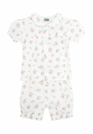 REGULAR FIT - PRINT SEERSUCKER sET - Yöasusetti - cream