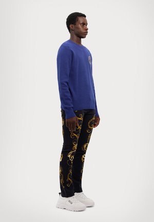 Maglione - steelblue/blu/gold