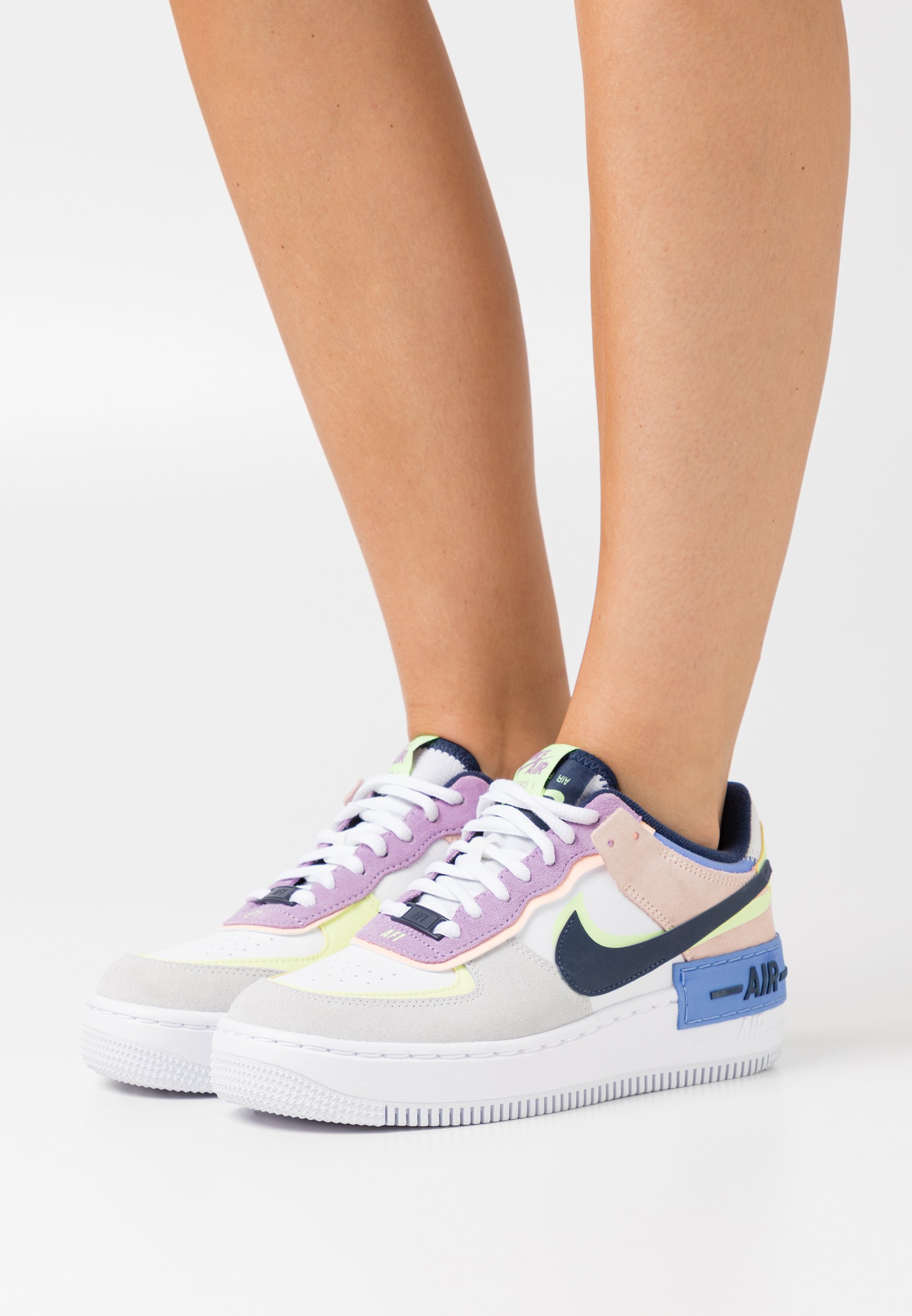 Nike AIR FORCE 1 SHADOW - Sneakers - photon dust/royal pulse/barely volt/crimson tint/violet star/midnight - Zalando.it