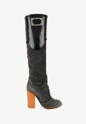 Dolce&Gabbana, BOOTS GREY - Bottes à talons hauts - grey
