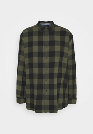 GINGHAM SHIRT - Vapaa-ajan kauluspaita - dusty olive