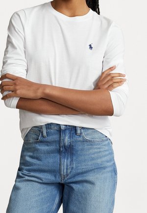 Top s dlouhým rukávem - white