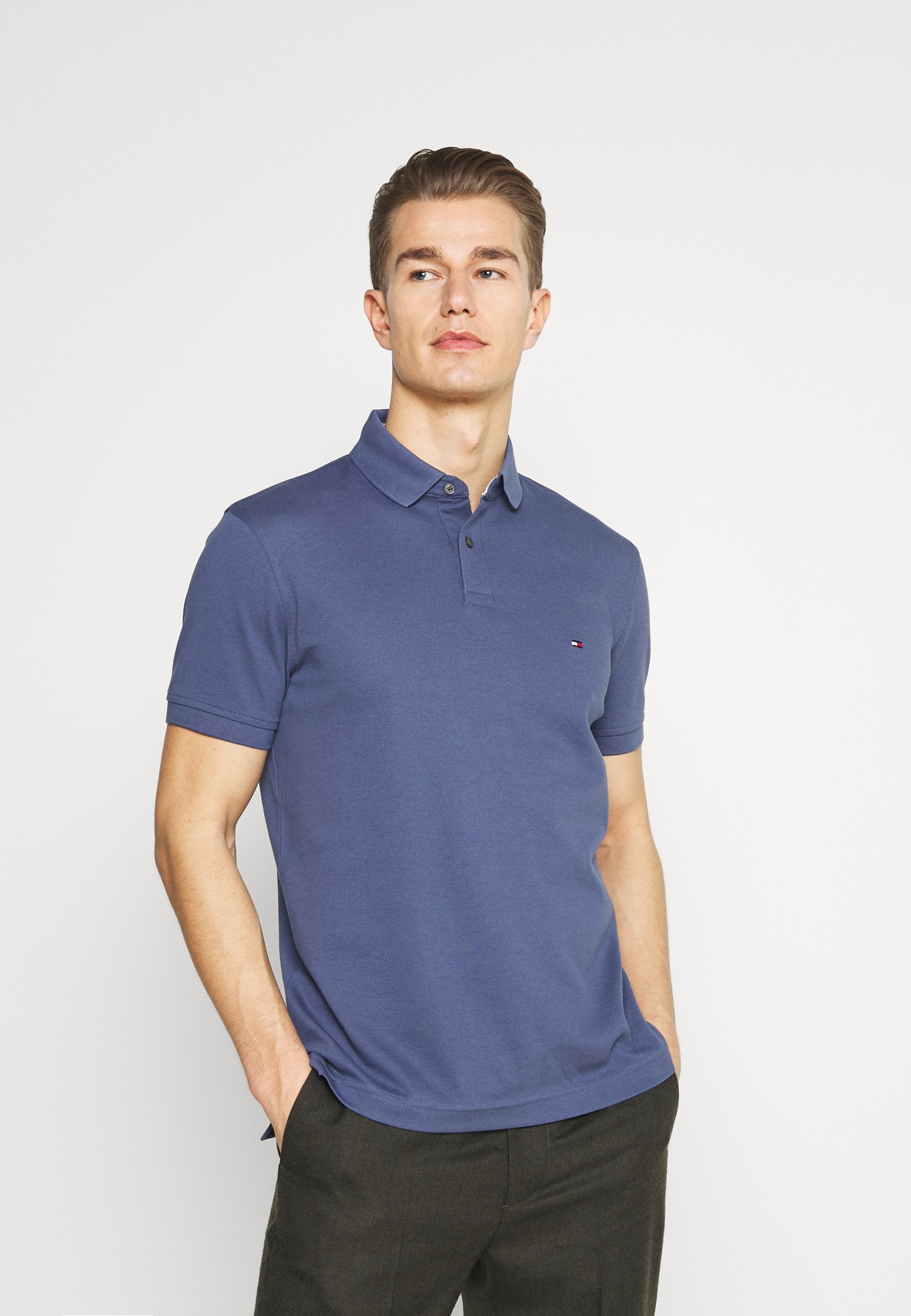 Tommy Hilfiger REGULAR - Polo shirt - faded indigo/dark blue