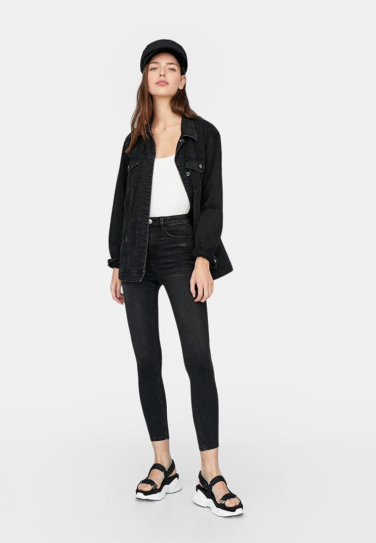 Stradivarius HIGH WAIST - Jeans Skinny 