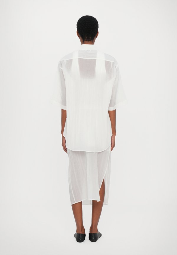 SHORT SLEEVE CRINKLE SHIRT - Button-down blouse4