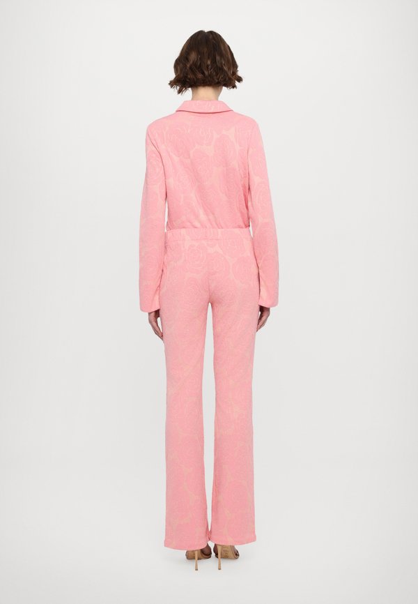 LONG ELASTICATED PANTS - Trousers - rose relief2