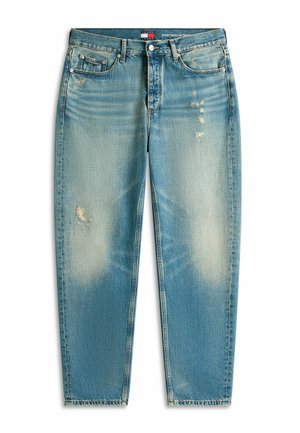 Tommy Jeans, SONNY DISTRESSED REGULAR TAPERED LEG JEANS - Džínsy s rovným strihom - denim medium