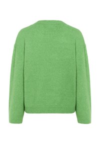 Saint Tropez LARNASZ - Stickad tröja - greenbriar