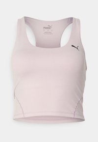 STUDIO FOUNDATION CROP TANK - Tops - grape mist heather