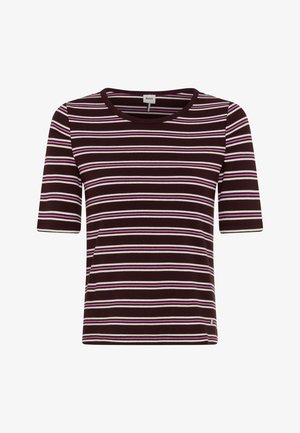 BRAX, STYLE CARINA S - T-shirt con stampa - blackberry violet
