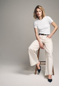 THE SET 3 PACK  SHORT SLEEVE REGULAR FIT - Jednoduché tričko - khaki green pink white