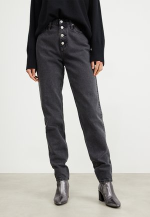 MOM - Džíny Relaxed Fit - denim black