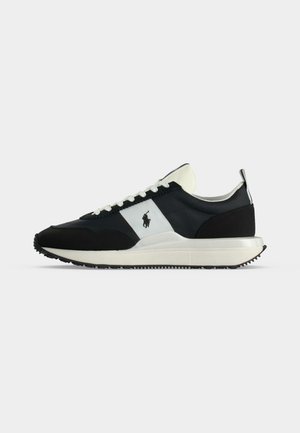Polo Ralph Lauren, TRAIN LOW TOP LACE - Sportcipő - black/deckwash white