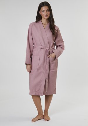 WAFFLE ROBE - Morgonrock - pink