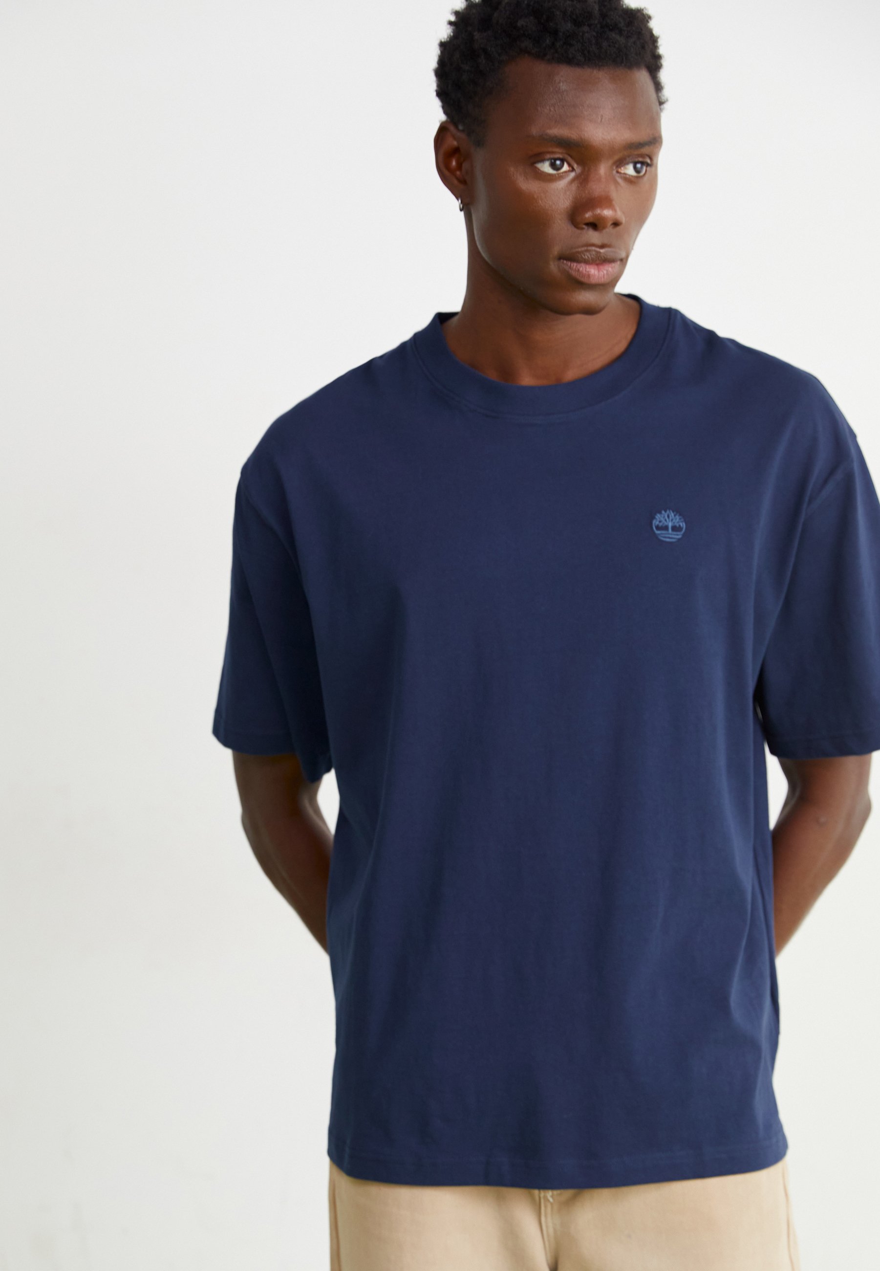 Timberland DUNSTAN RIVER SHORT SLEEVE TEE - Basic T-shirt - dark