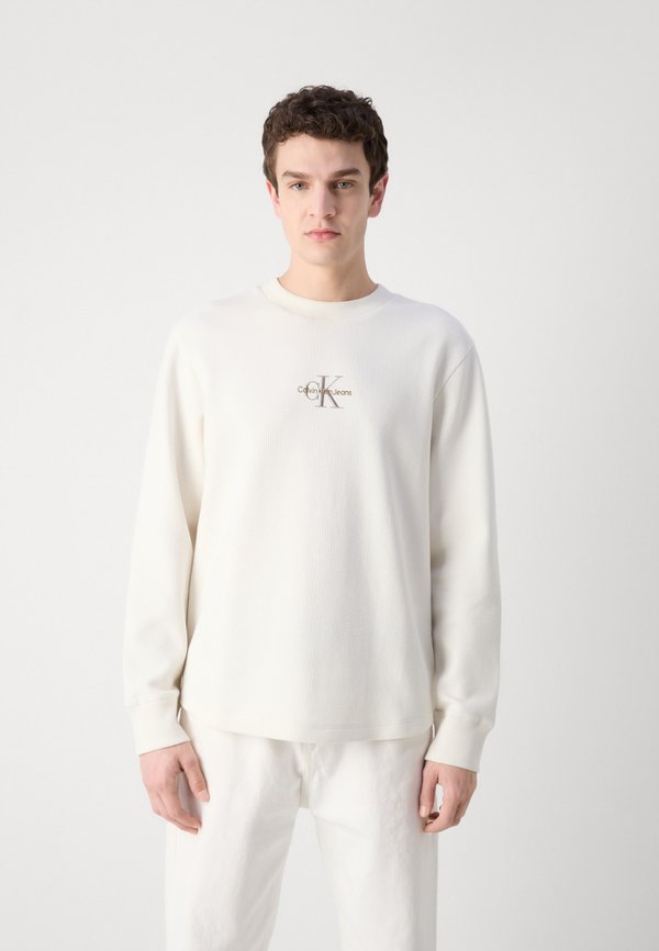 MONOLOGO TEE - Long sleeved top - ivory2