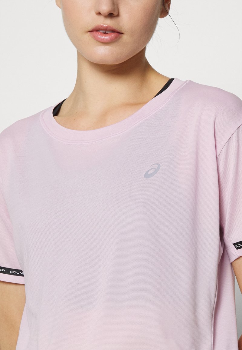 Damen Sportbekleidung | ASICS RACE CROP TOP Sport T-shirt barely rose/rosa - GR36552 Damen Sportbekleidung | ASICS RACE CROP TOP Sport T-shirt barely rose/rosa - GR36552