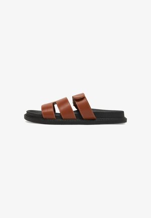 Jenny, Pantolette flach - brown