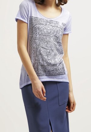 Rich & Royal T-shirt imprimé - light blue