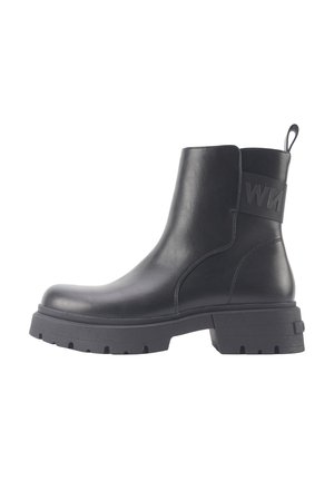 FERAL - Platform ankle boots - black