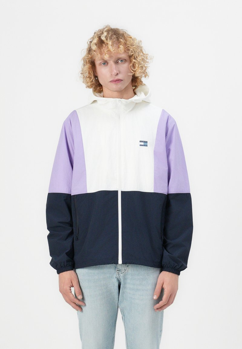 Tommy Jeans CHICAGO WINDBREAKER - Skraistė  - dark night navy/multi coloured