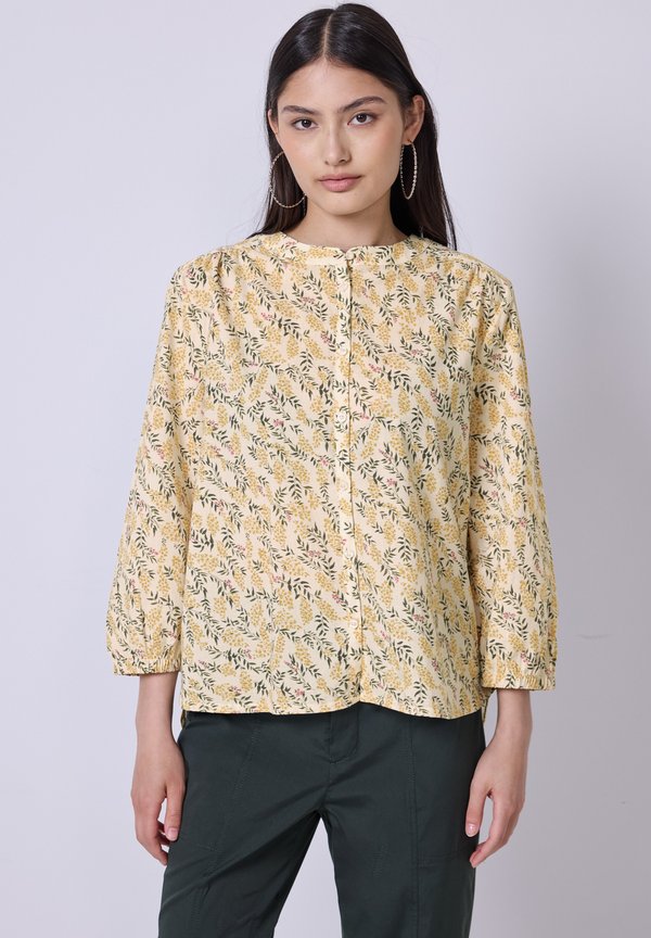 GEMUSTERTE - Bluse - gelb