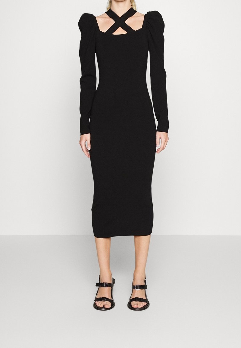 TWINSET Abito in maglia - black