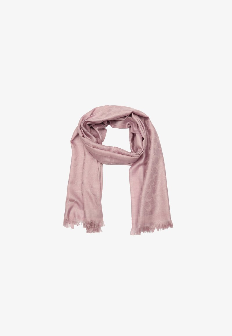 COACH BIAS SIGNATURE OBLONG - Sjal / Tørklæder - dark pink