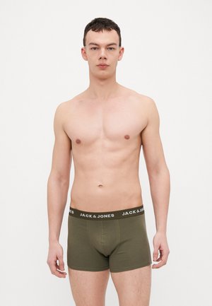 JACSOLID TRUNKS 12 PACK - Boxer brief - light grey melange/ircon gate/black/dark navy/kalamate