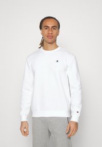 Champion - BASIC CREWNECK - Sweater - white Miniatuurafbeelding 1