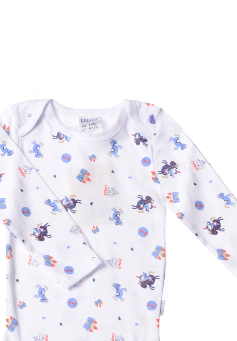 Kinder Shirts & Tops | Liliput 2 PACK Body weiß blau/weiß - IO81053 Kinder Shirts & Tops | Liliput 2 PACK Body weiß blau/weiß - IO81053