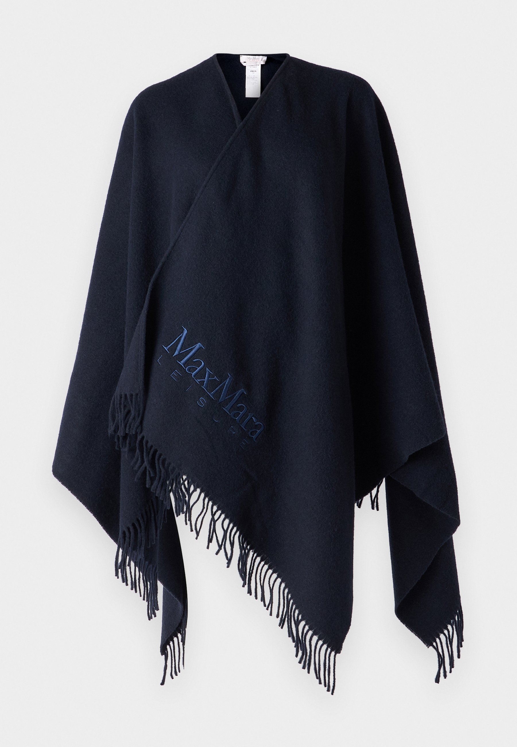 Max Mara Leisure MARTORA - Cape - blu/dark blue - Zalando.co.uk
