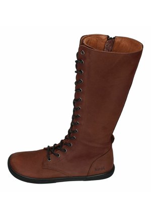 FLORA   - Lace-up boots - chocolate