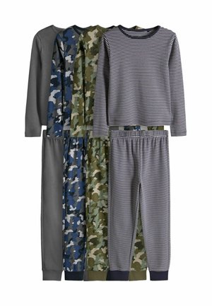 REGULAR FIT - 4 PACK SNUGGLE FIT  SET  - Pyjama set - navy khaki