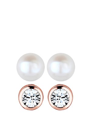 GLASS CRYSTAL - Boucles d'oreilles - rose gold-coloured