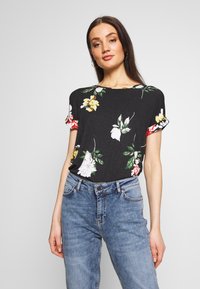 ONLY MOSTER STRIPE S/S NOOS - T-shirt estampada - black