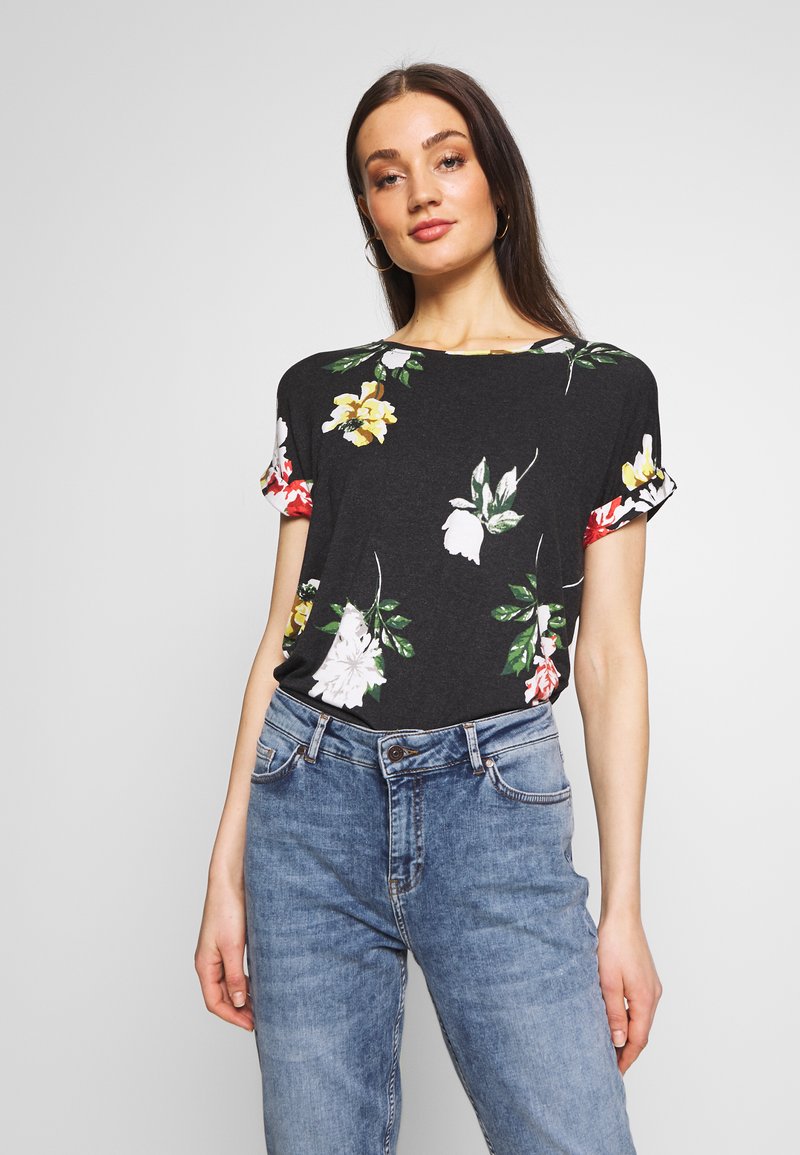 ONLY MOSTER STRIPE S/S NOOS - T-shirt estampada - black