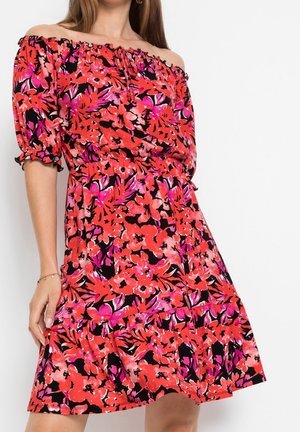 Žerzejové šaty - red