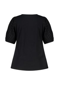 MS Mode MET DETAILS OP DE MOUWEN - T-Shirt print - black
