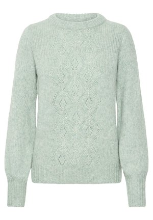 Jersey de punto - blue surf melange
