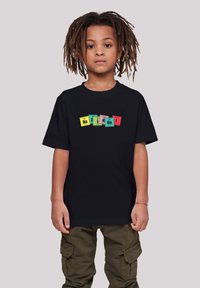 F4NT4STIC BIG BANG THEORY BAZINGA ELEMENTS - Camiseta estampada - black
