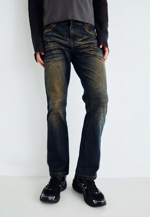 Jaded London INDIGO SLUB  - Τζιν χαλαρής εφαρμογής - mid wash