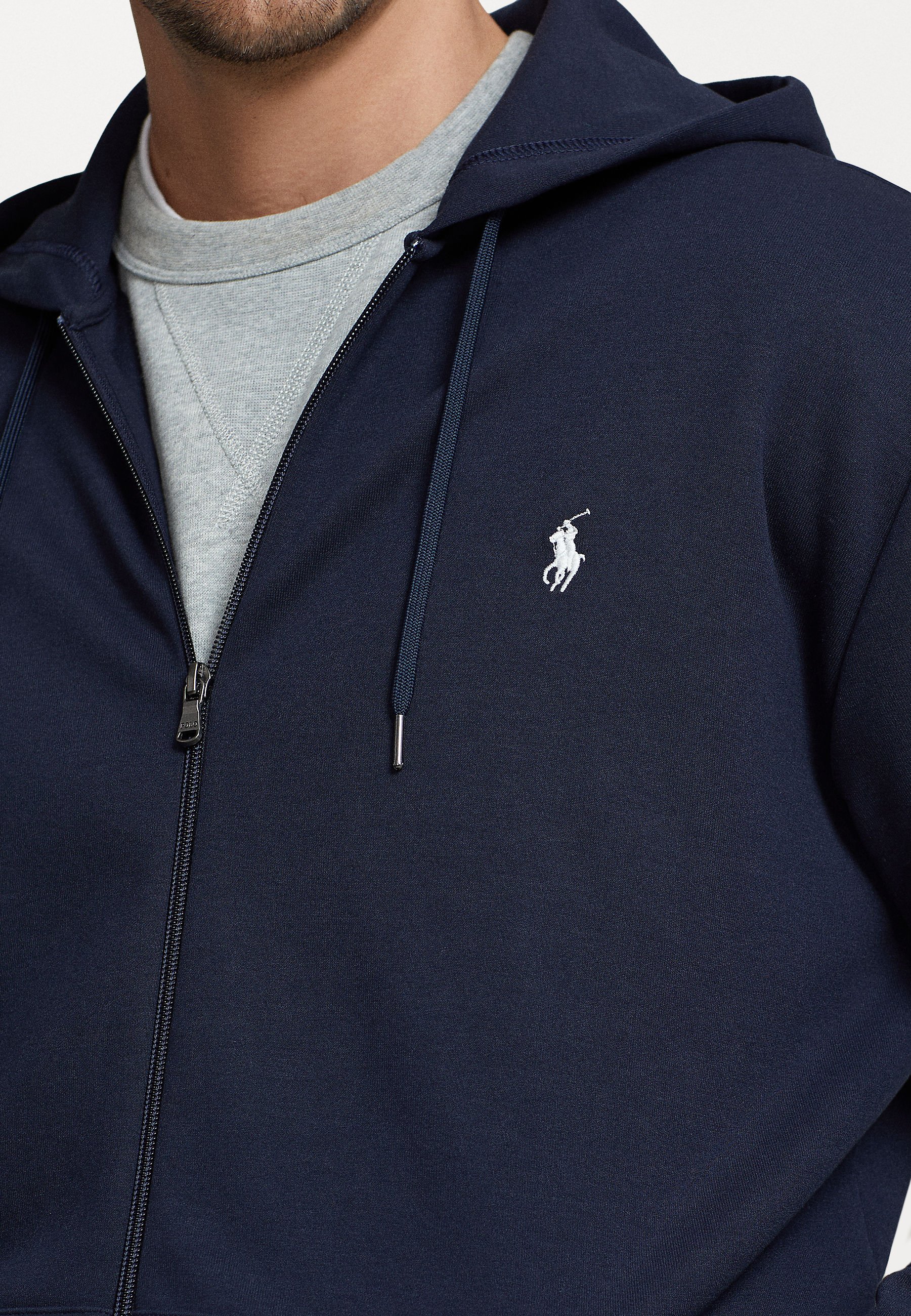 Polo Ralph Lauren Big & Tall DOUBLE KNIT FULL ZIP HOODIE Polo Ralph Lauren Big & Tall DOUBLE KNIT FULL ZIP HOODIE