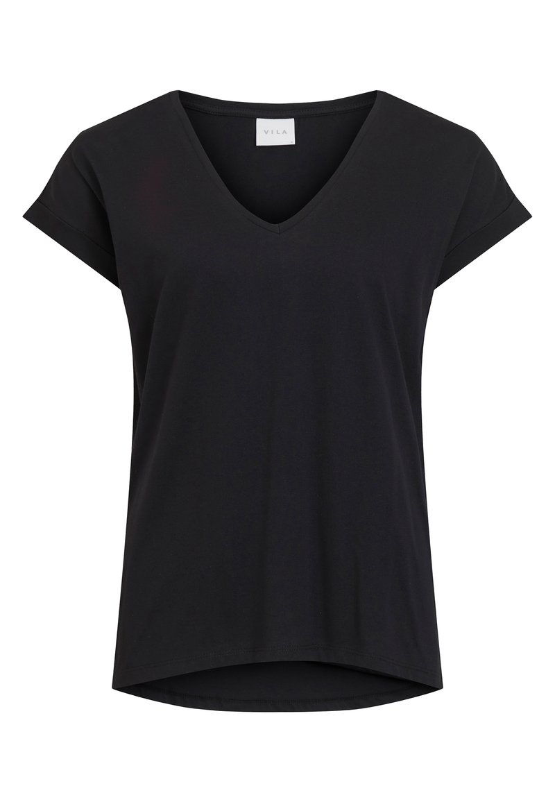 Vila T-shirt basic zwart