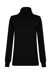 FINE CABLE  TURTLENECK  - Trui - black