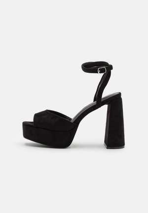 Sandalias con plataforma - black