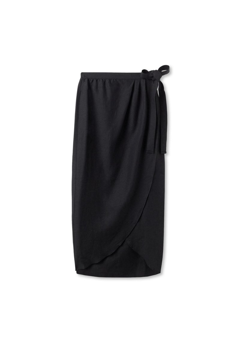 Damen Jeansröcke | Falconeri Wickelrock schwarz - FM32746 Damen Jeansröcke | Falconeri Wickelrock schwarz - FM32746