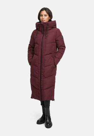 NADAREE - Vinterfrakke - dark red melange