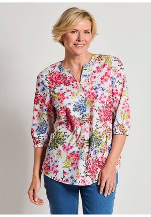 PFLEGE MIT BLUMENMUSTER - Blouse - colourful patterned