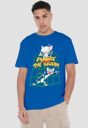 Cotton Soul, PINKY AND THE BRAIN/OL STANDARD - Print T-shirt - royal blue